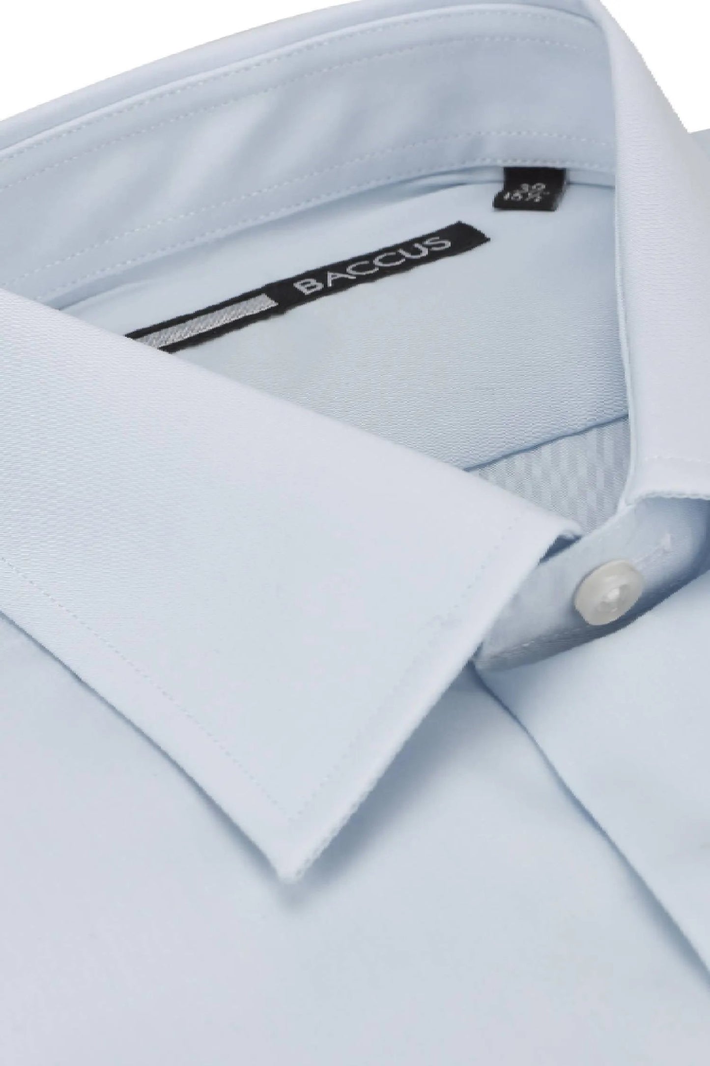 Camisa regular com bolso - Azul