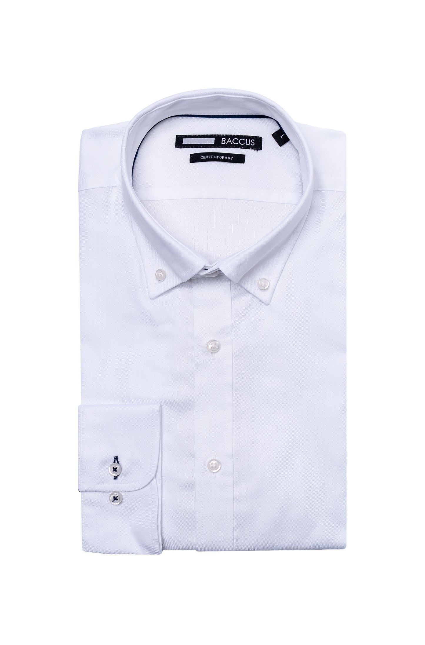 Regular oxford shirt - White