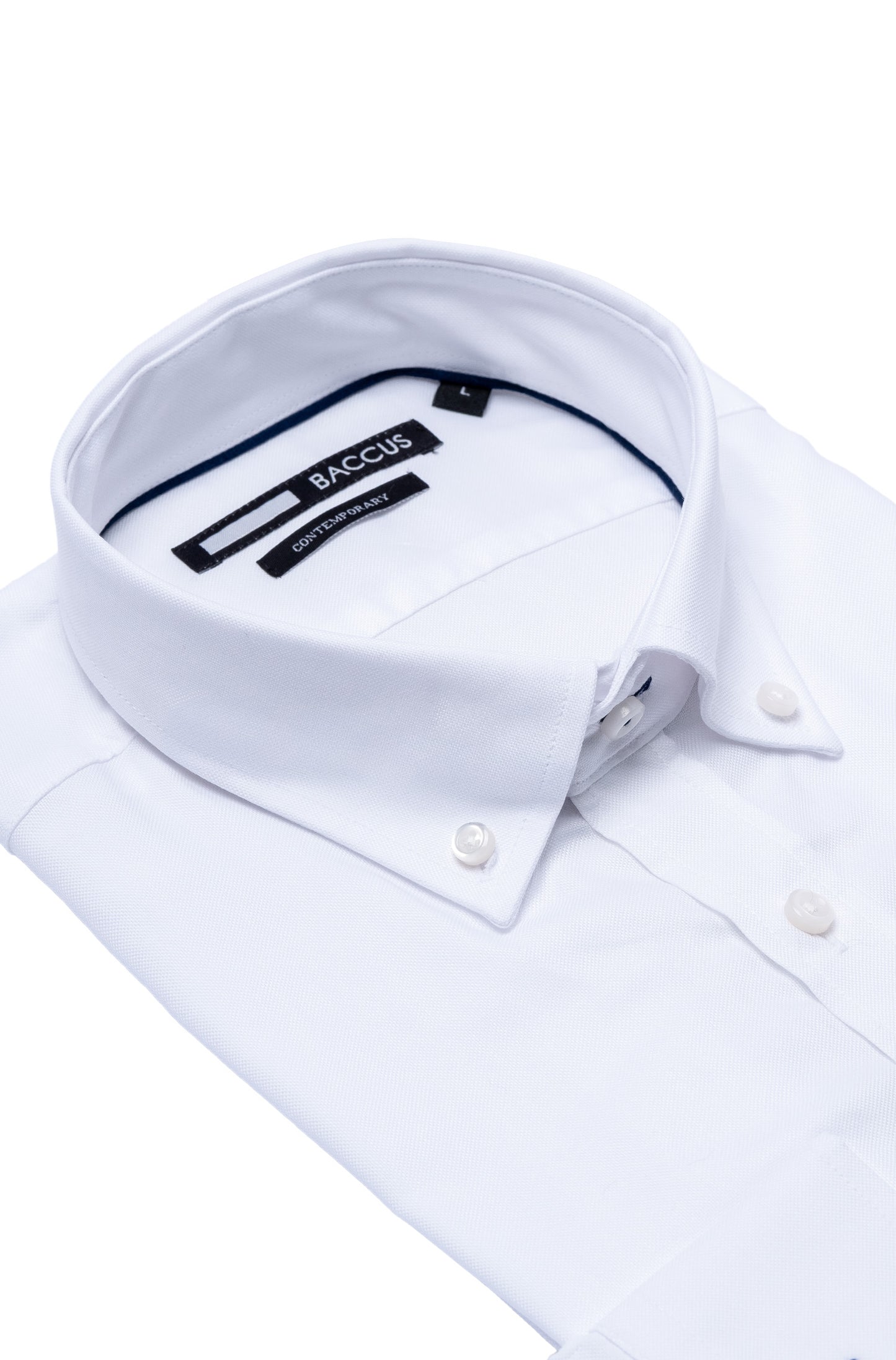 Regular oxford shirt - White