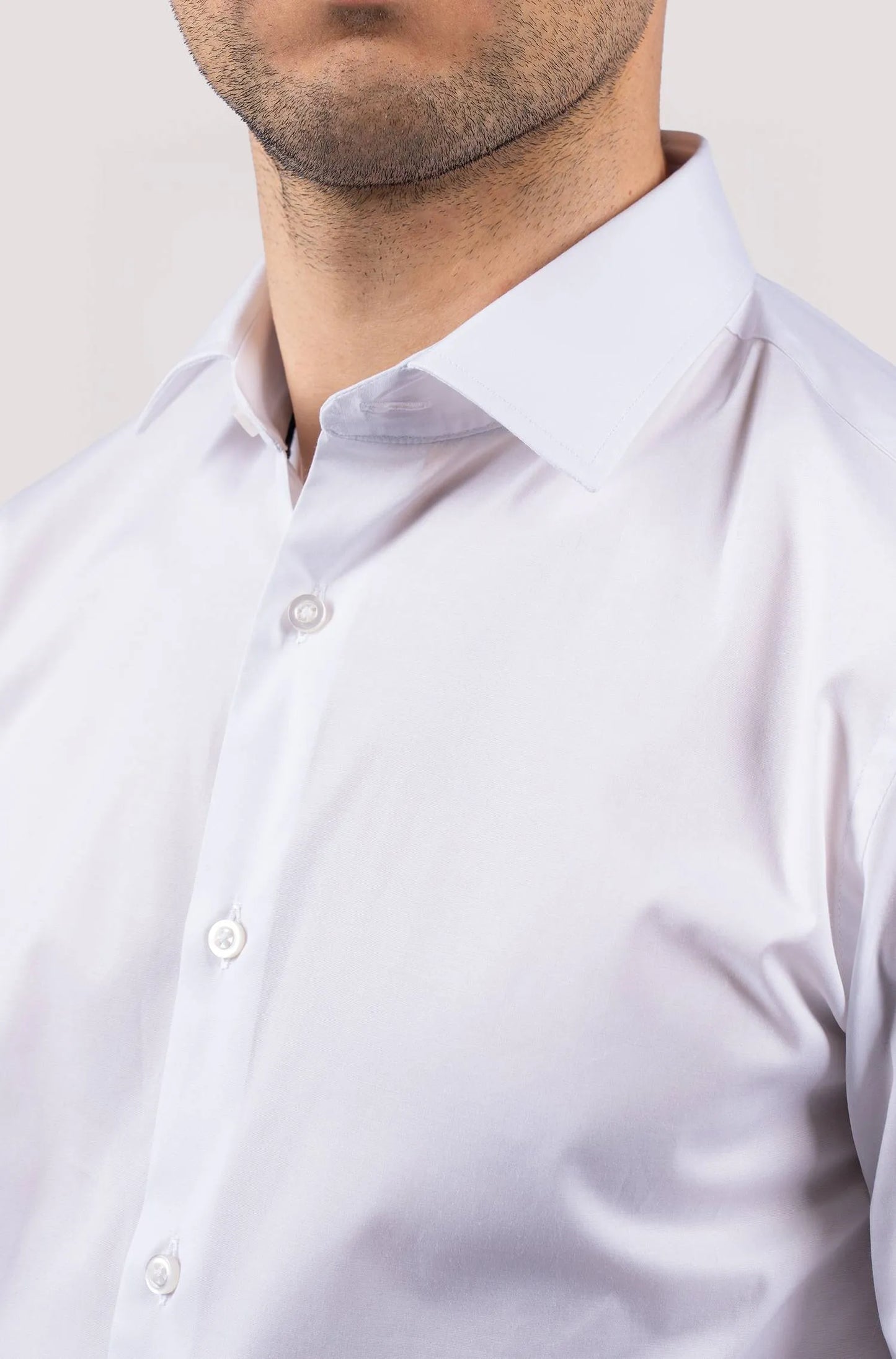 Camisa slim fit - Branco