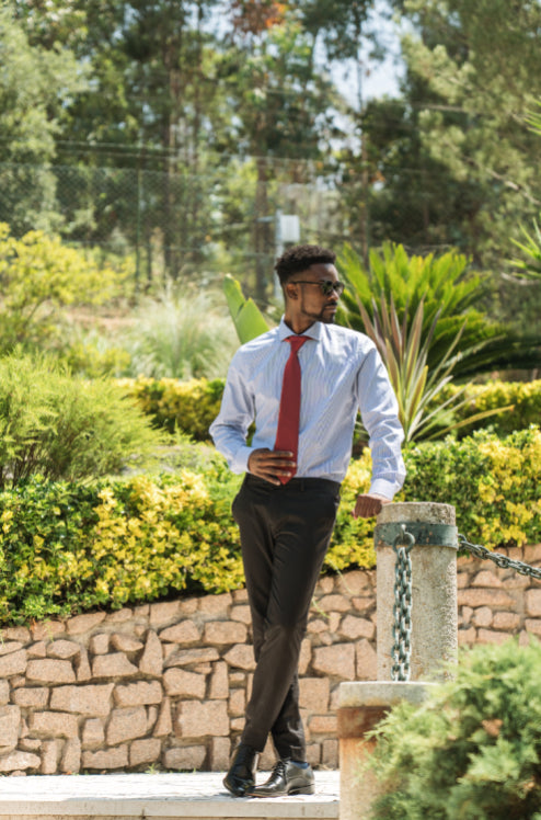 Men's striped shirt - Blue