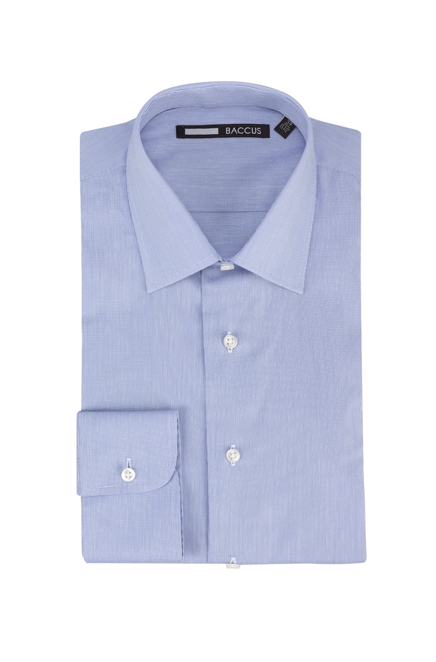 Camisa de homem com risca - Azul
