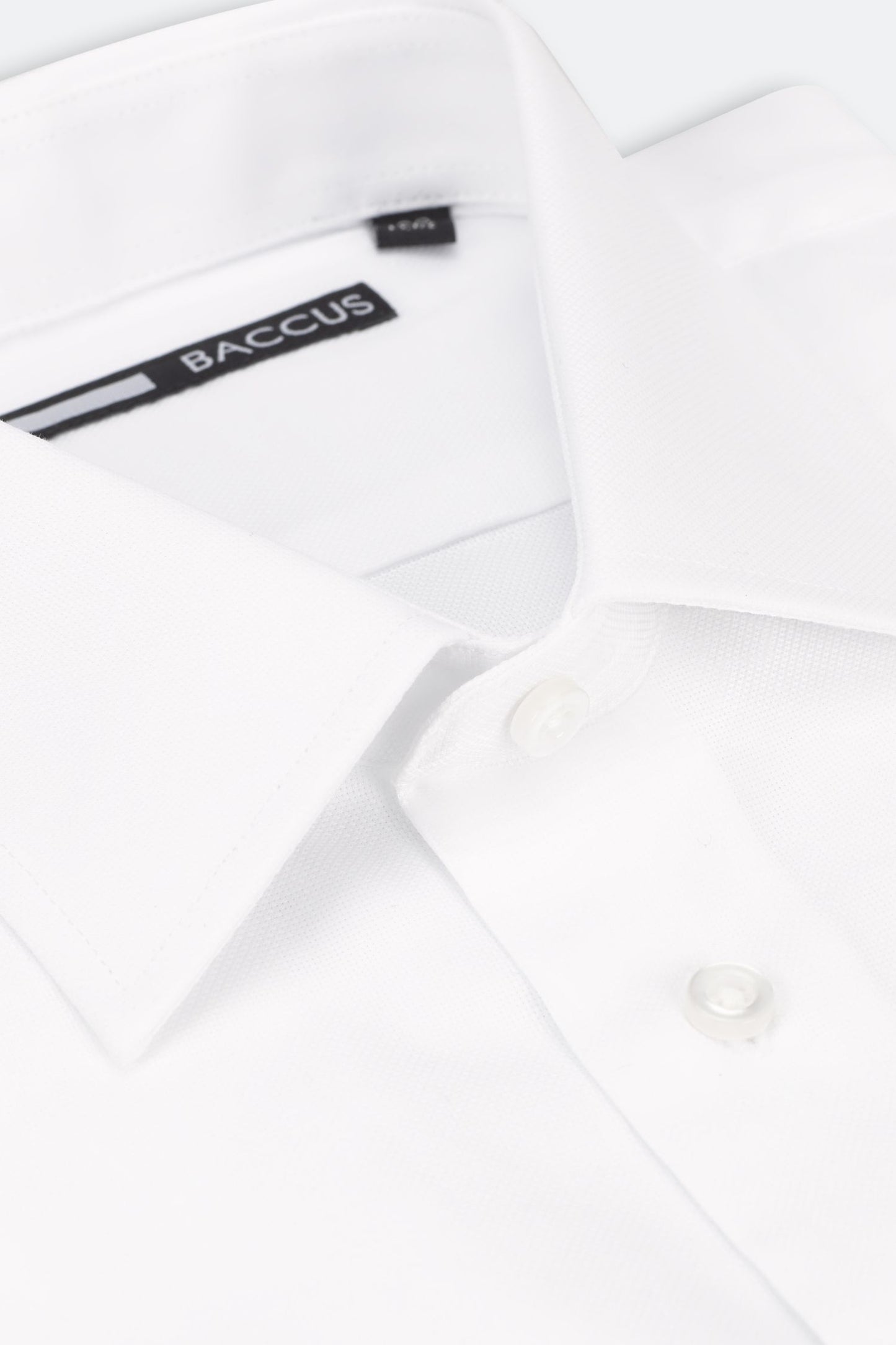 Plain faux shirt - White
