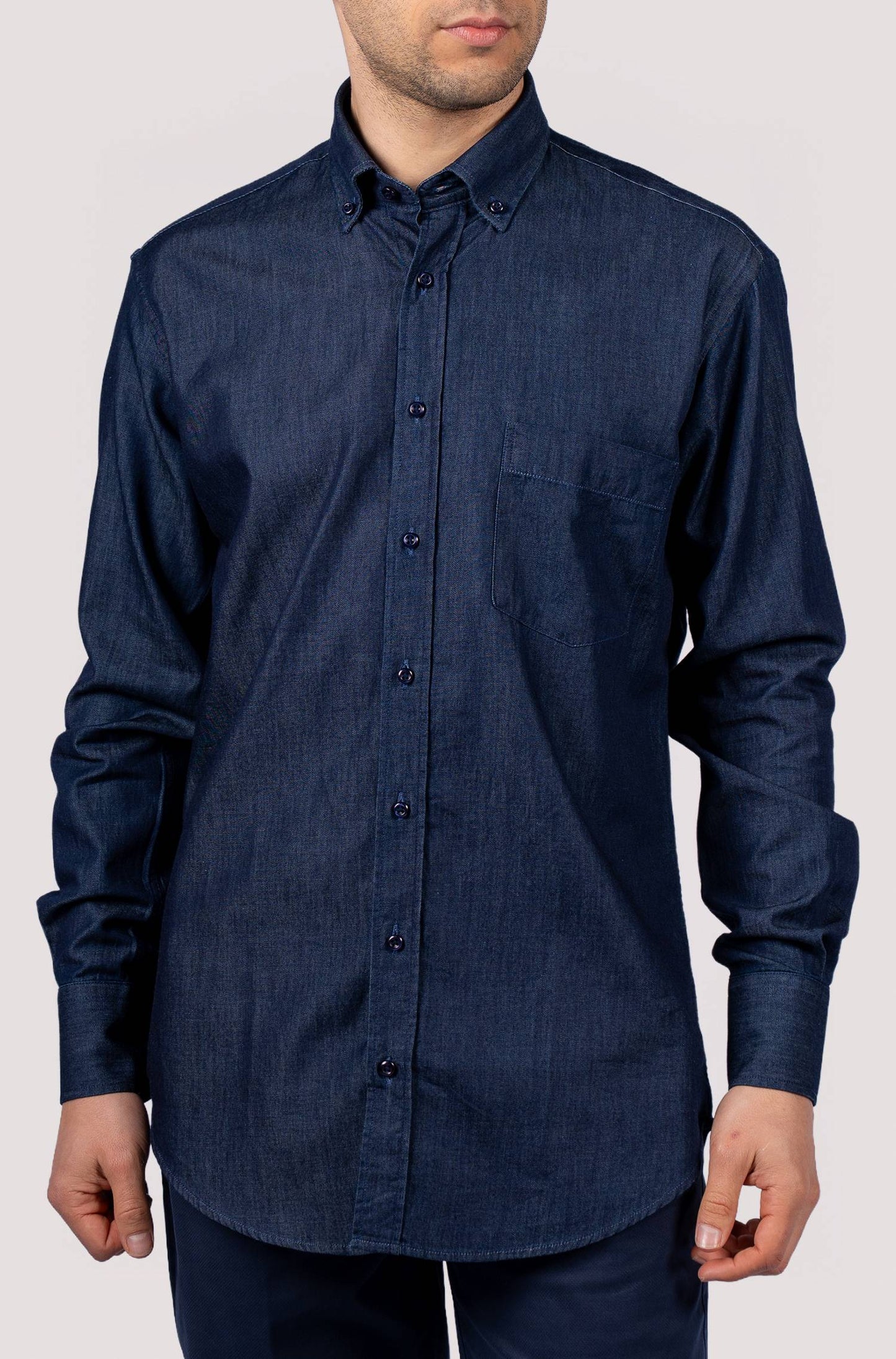 Men's denim shirt - Blue