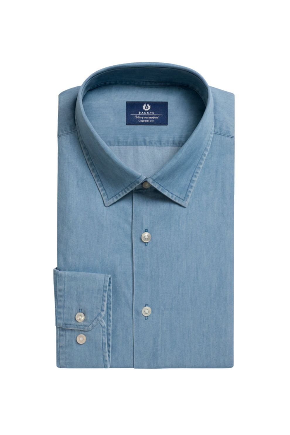 Camisa de ganga - Azul