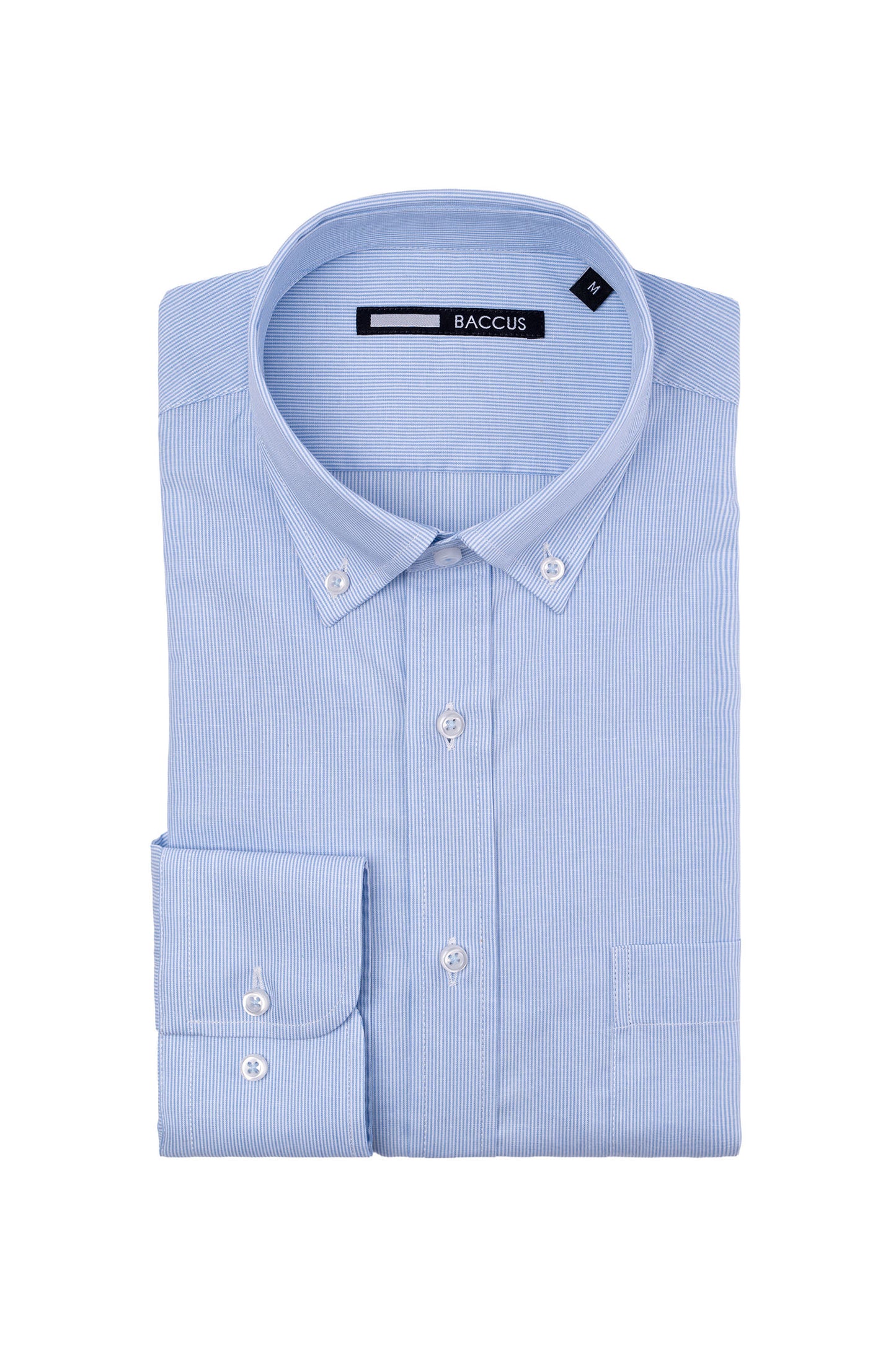 Camisa 100% algodão - Azul