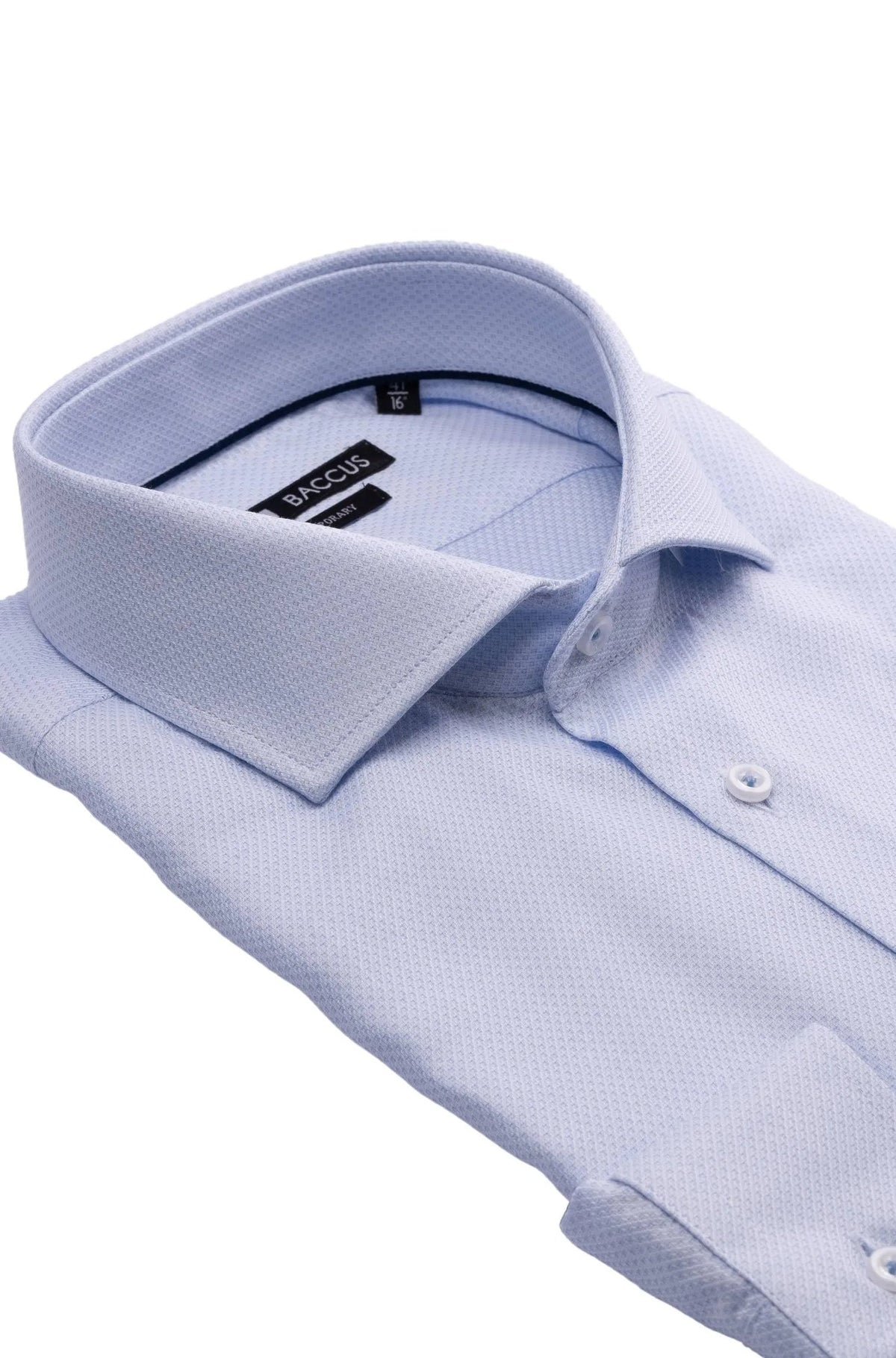 Shirt with micro-designs - Blue