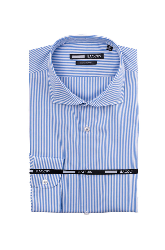 Men's striped shirt - Blue