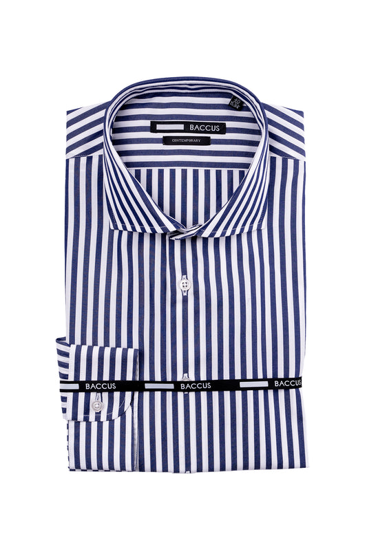 Men's striped shirt - Blue