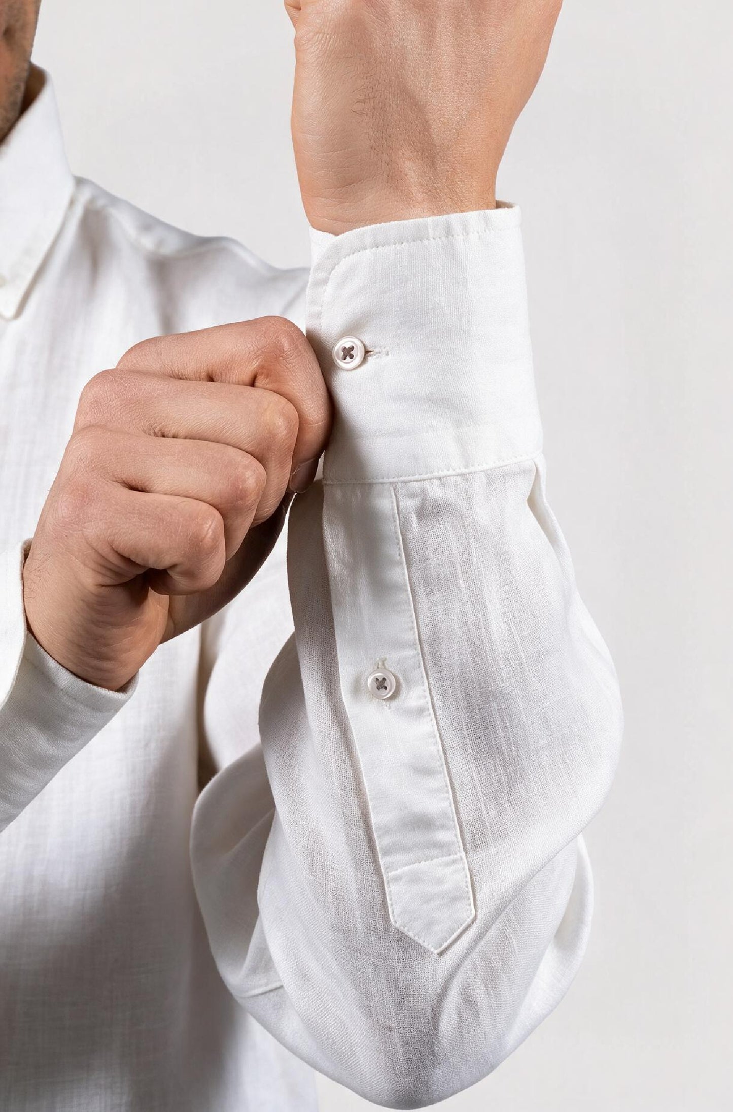 Camisa lisa para homem - Branco