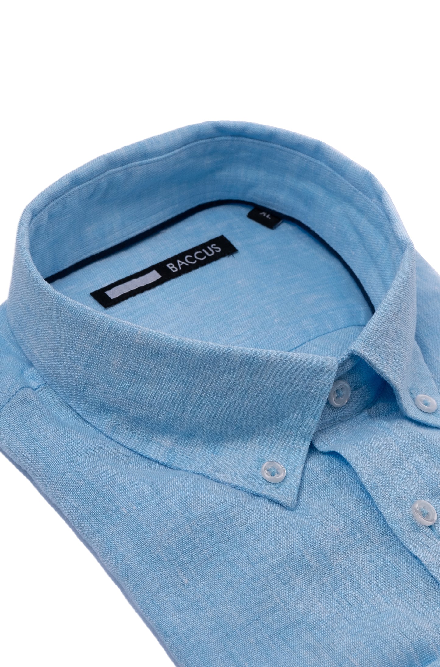 Camisa lisa para homem - Azul