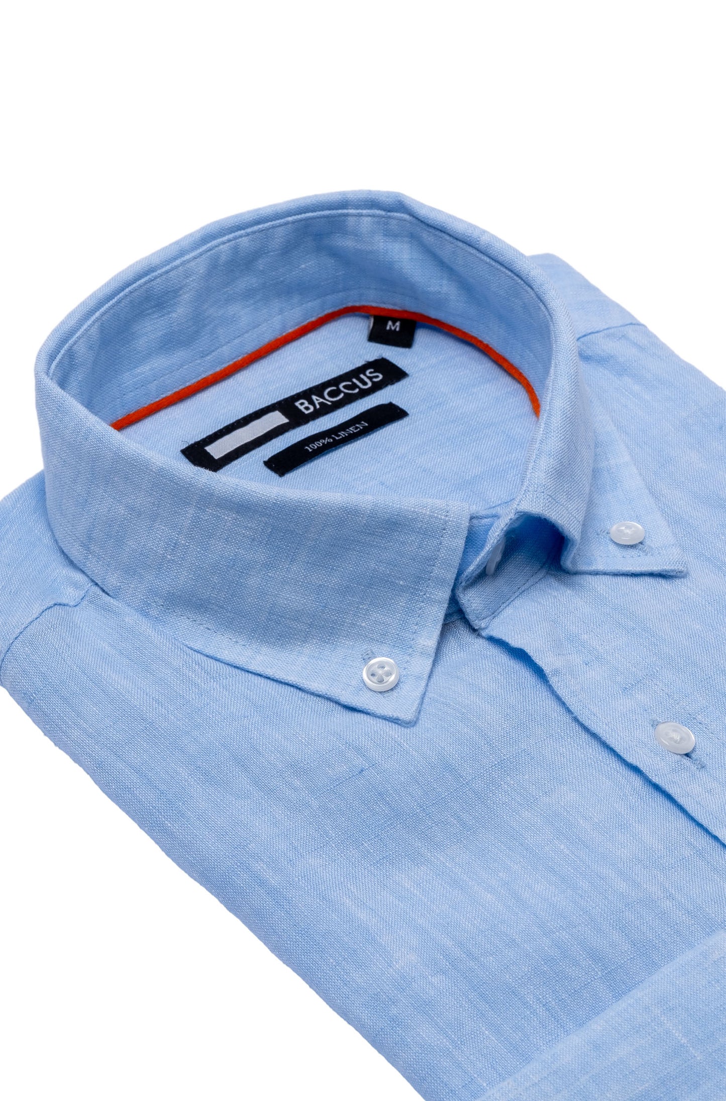 Camisa lisa para homem - Azul