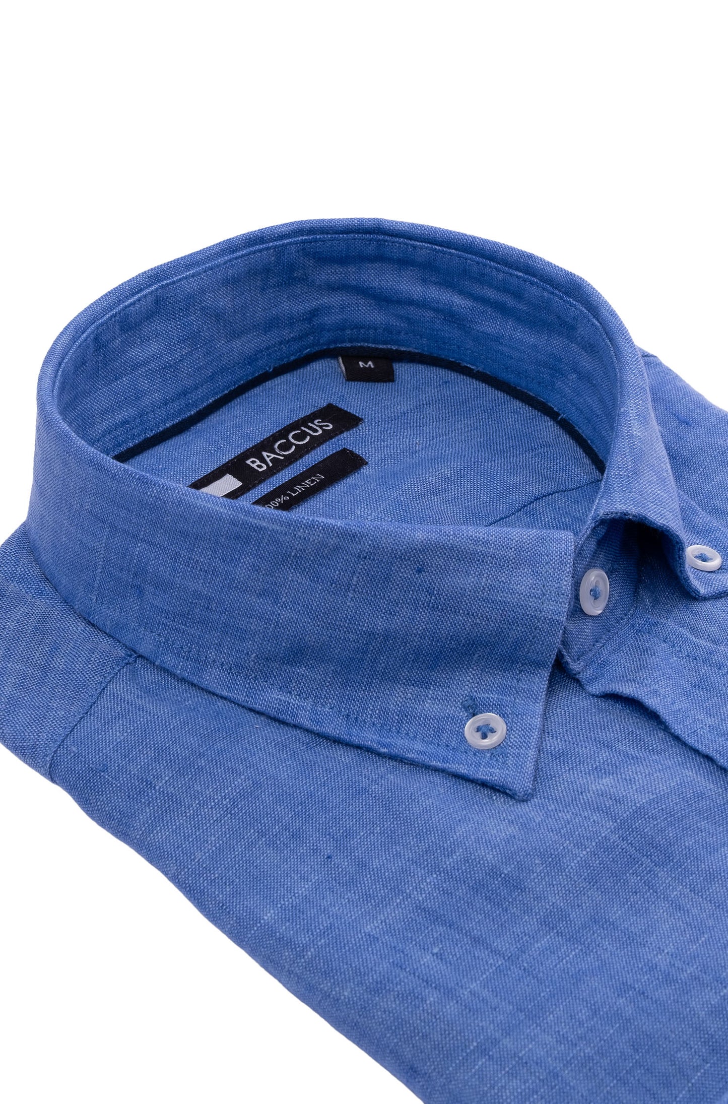 Camisa lisa para homem - Azul