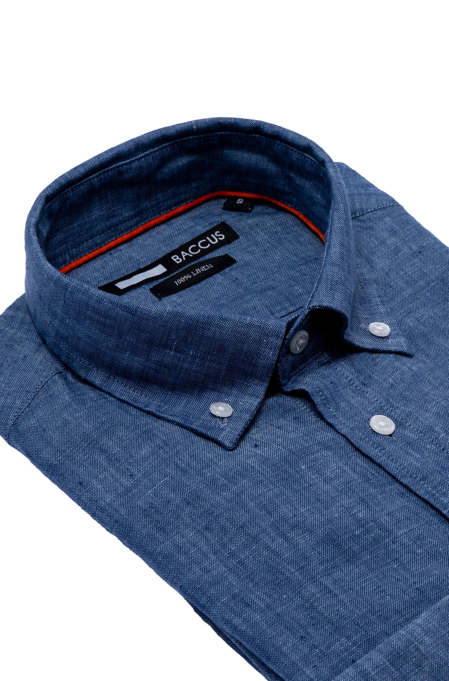 Camisa lisa para homem - Azul