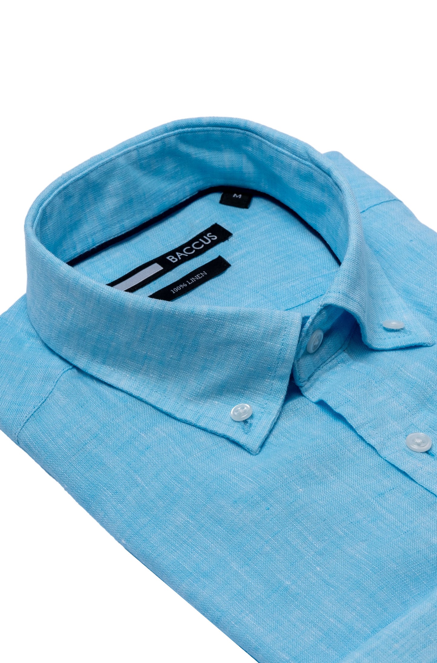 Camisa lisa para homem - Azul