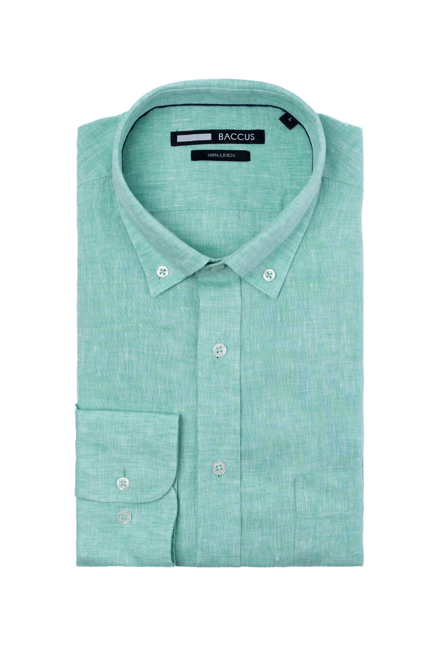 Camisa lisa para homem - Verde