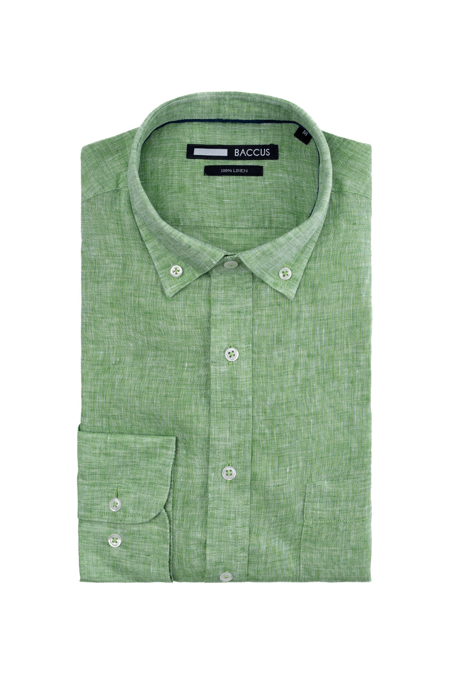 Camisa lisa para homem - Verde