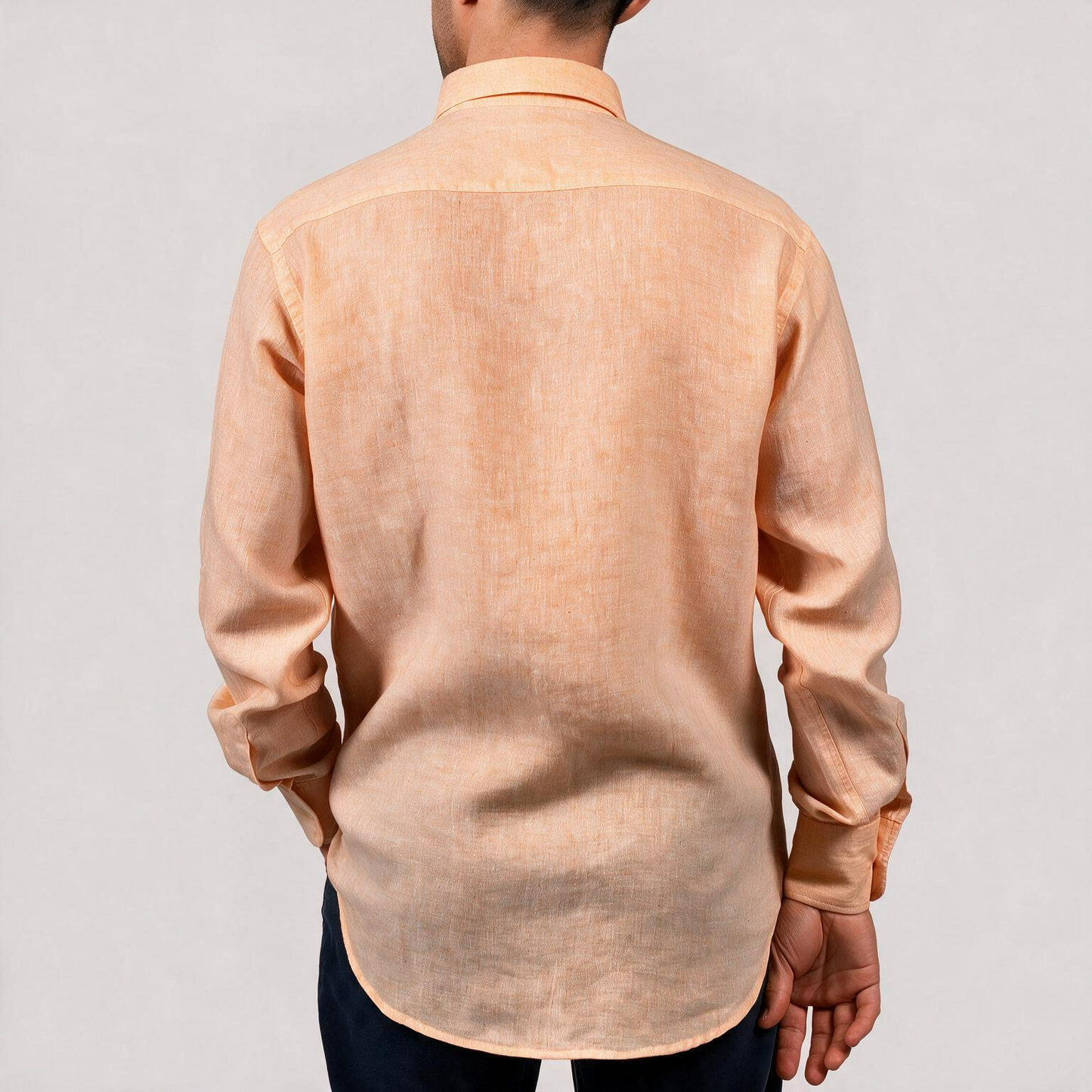 Camisa lisa para homem - Laranja