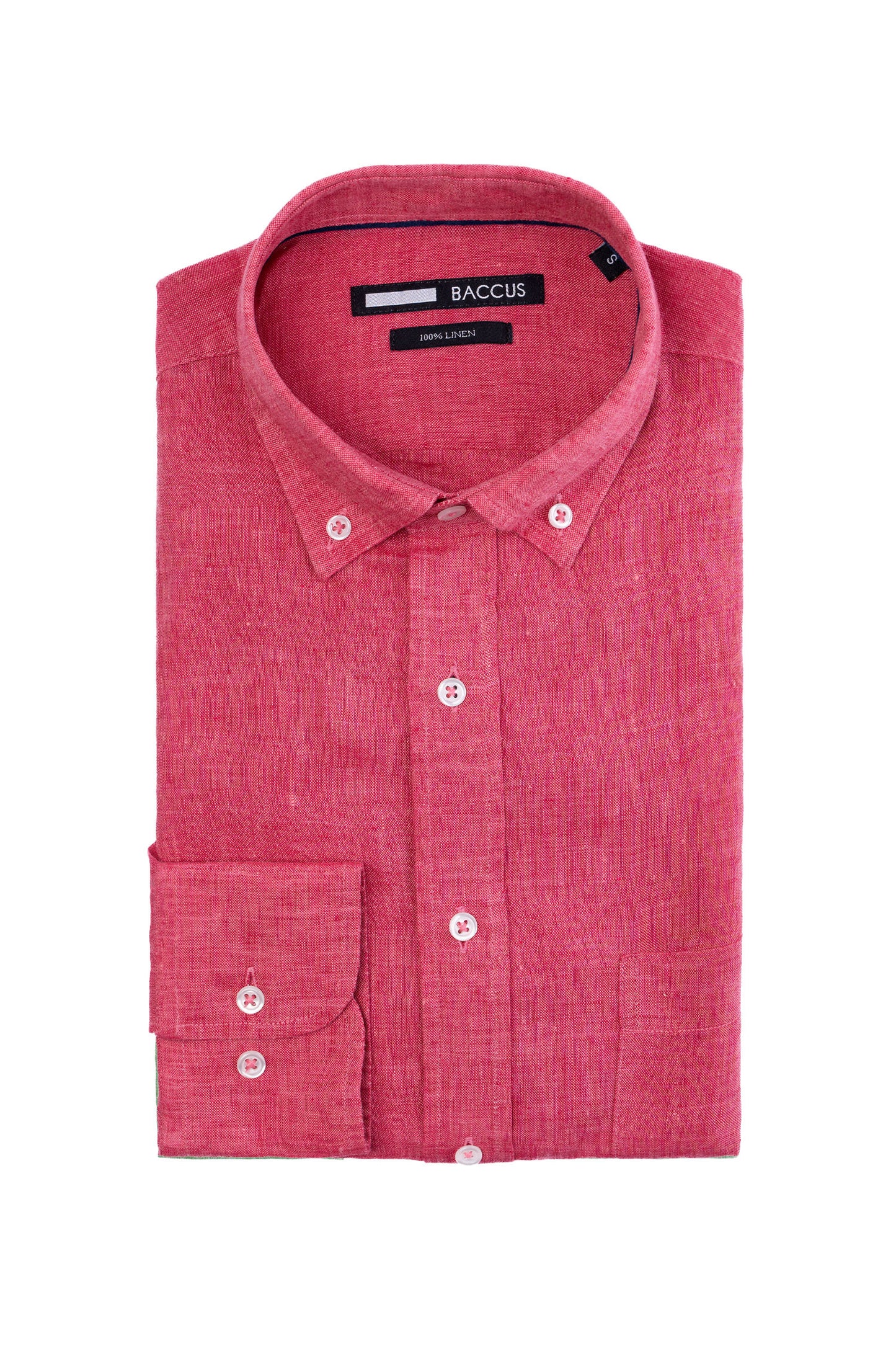 Camisa lisa para homem - Vermelho