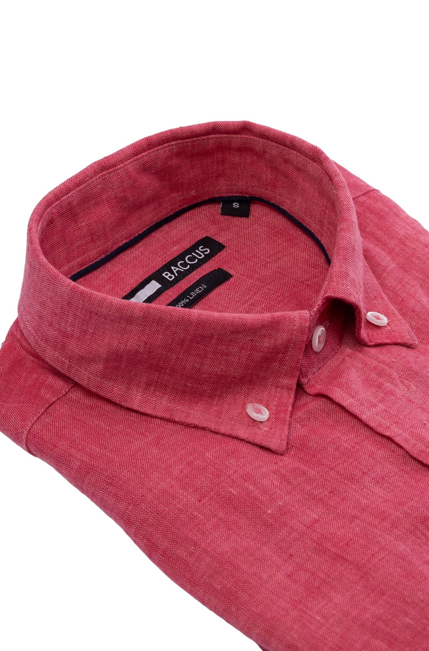 Camisa lisa para homem - Vermelho