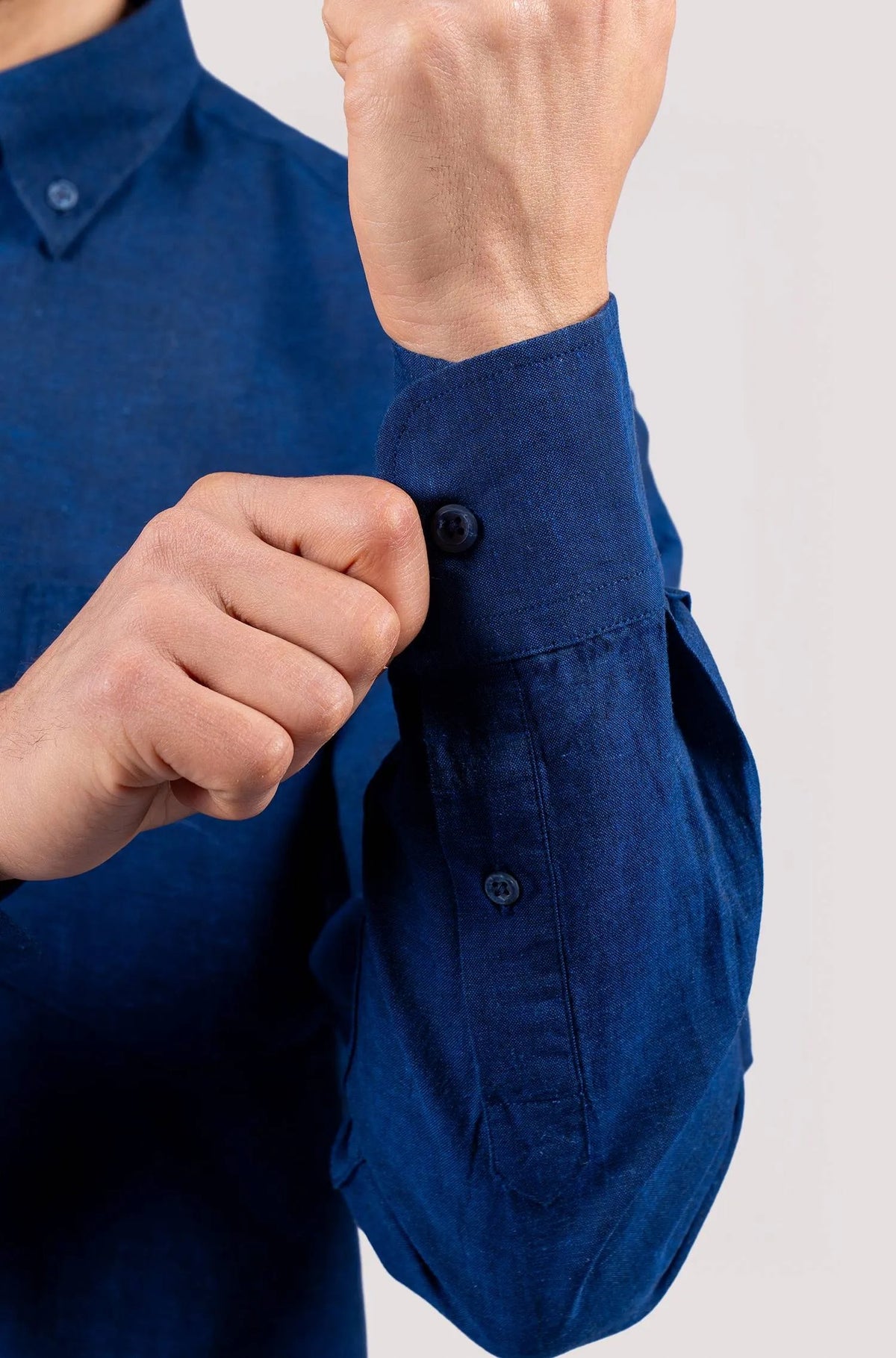 Men's Plain Shirt - Navy Blue