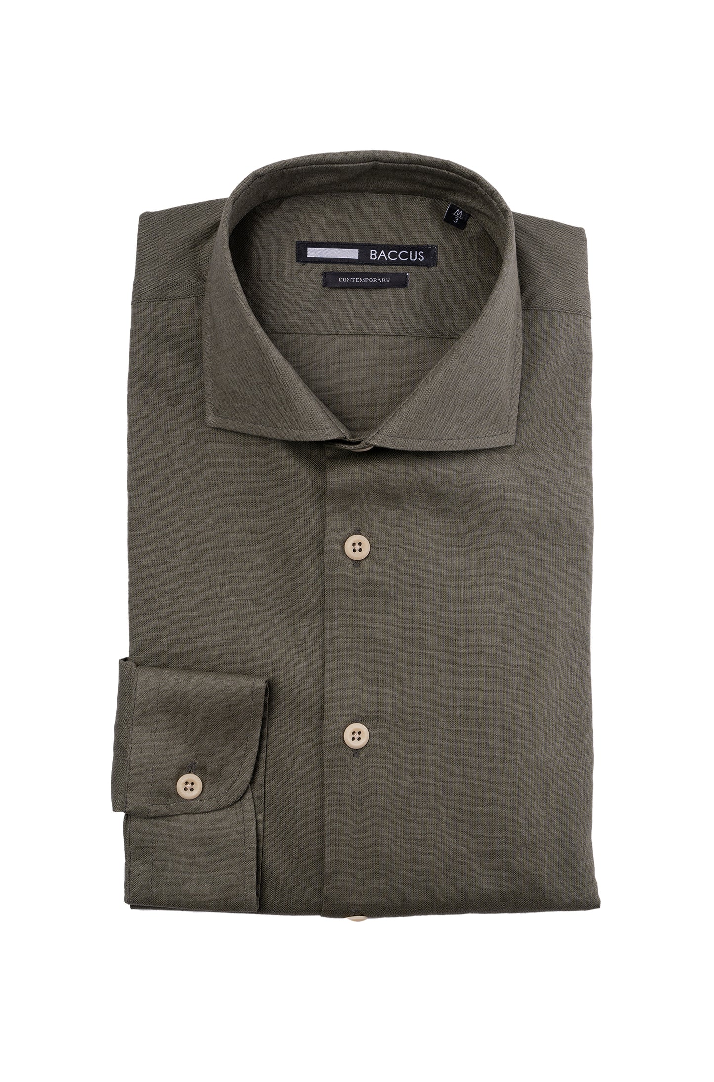 Camisa lisa para homem - Verde