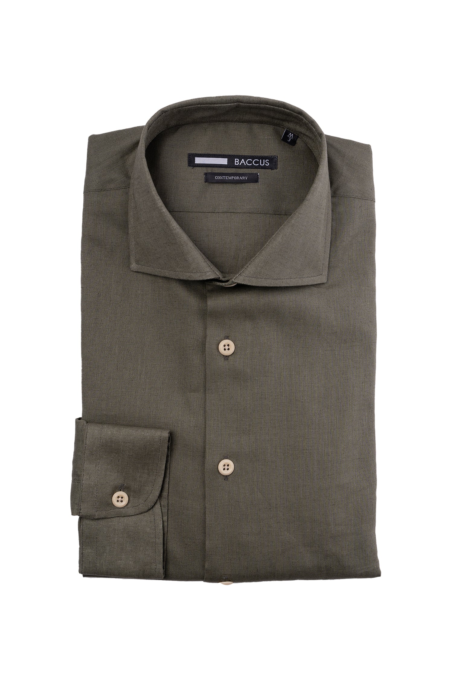 Camisa lisa para homem - Verde