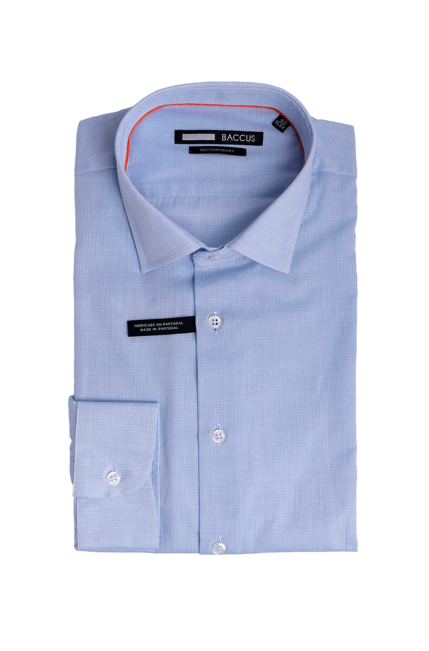 Camisa lisa para homem - Azul