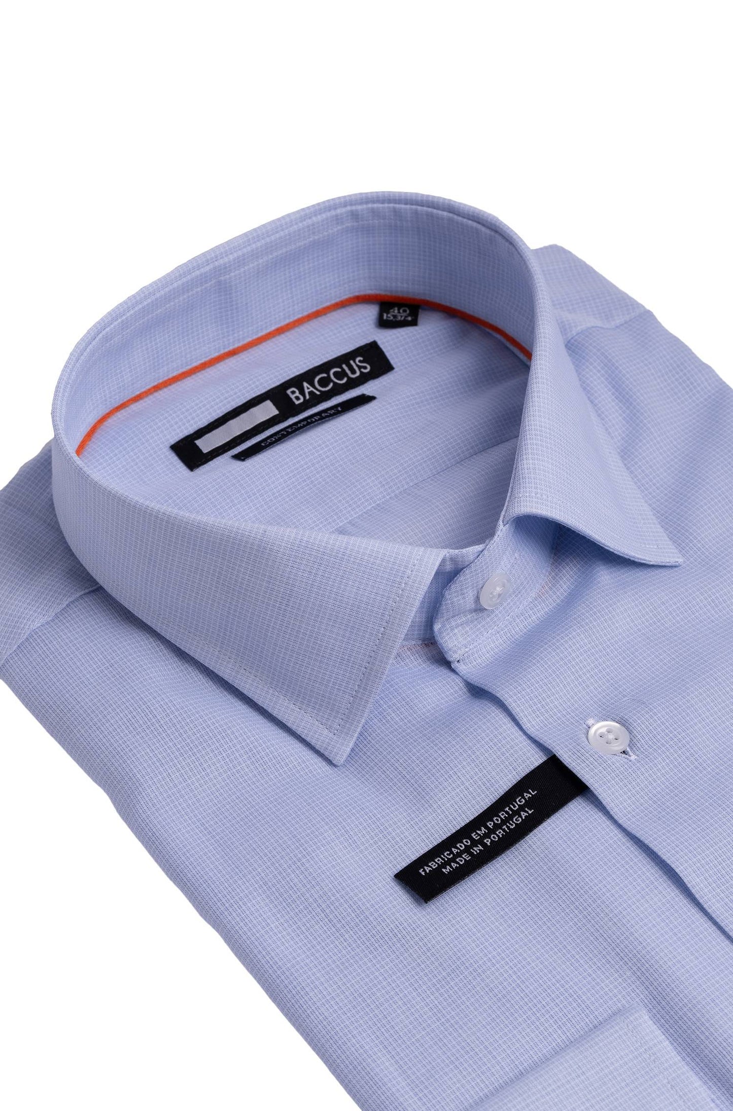 Camisa lisa para homem - Azul