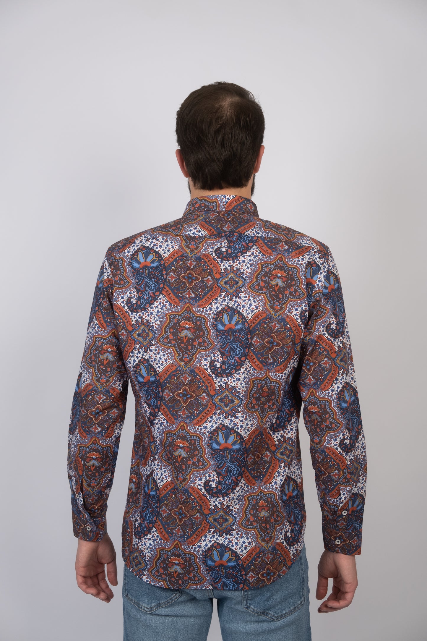 Baccus Printed Shirt - Red