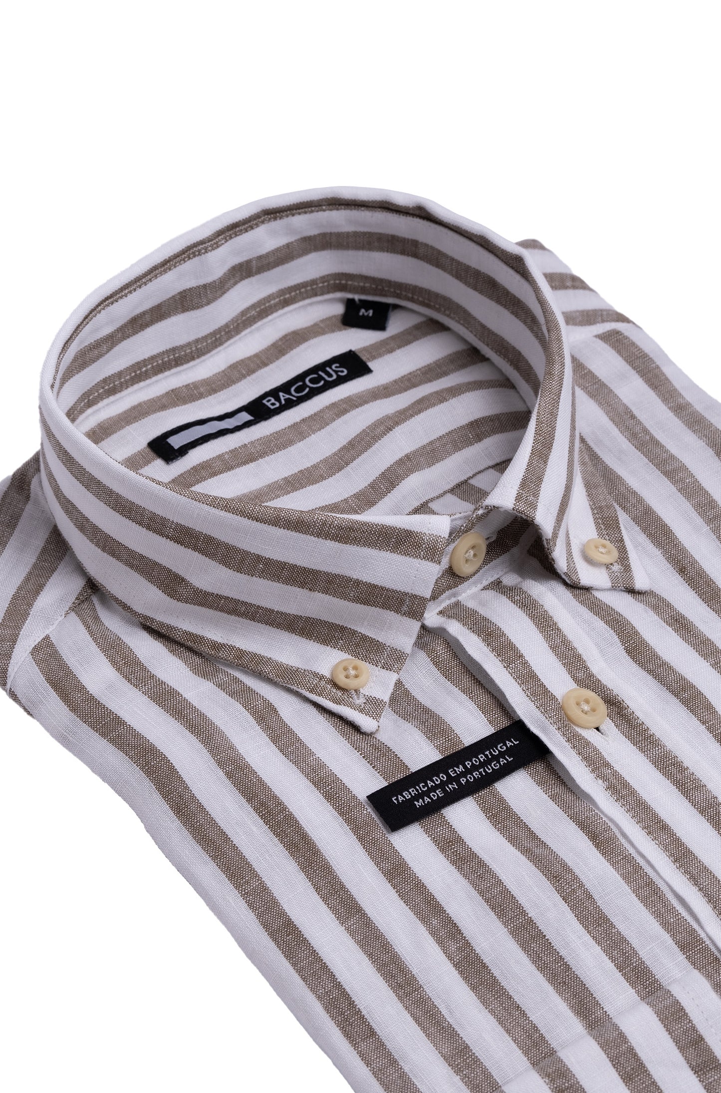 Camisa de linho e algodão - Bege