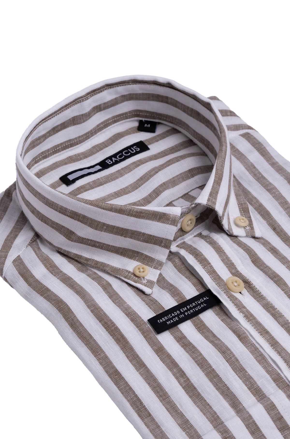 Camisa de linho e algodão - Bege