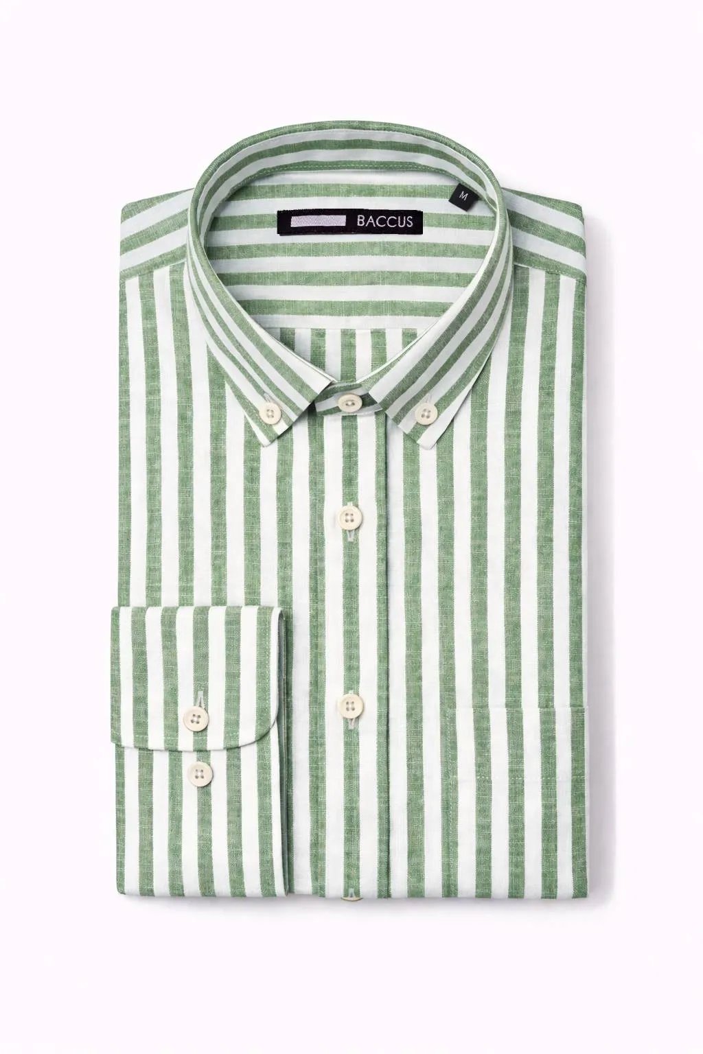 Linen and cotton shirt - Green