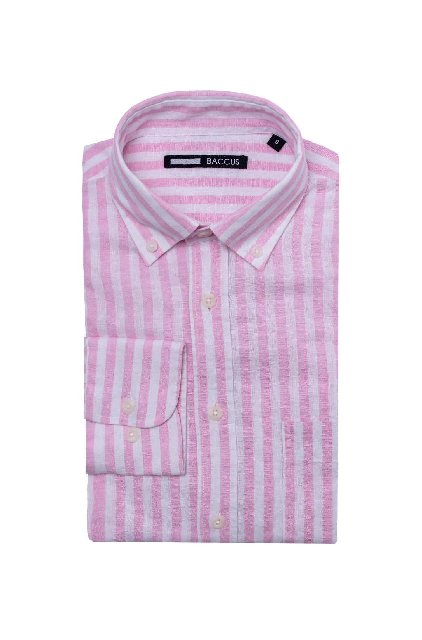 Men's striped shirt - Pink