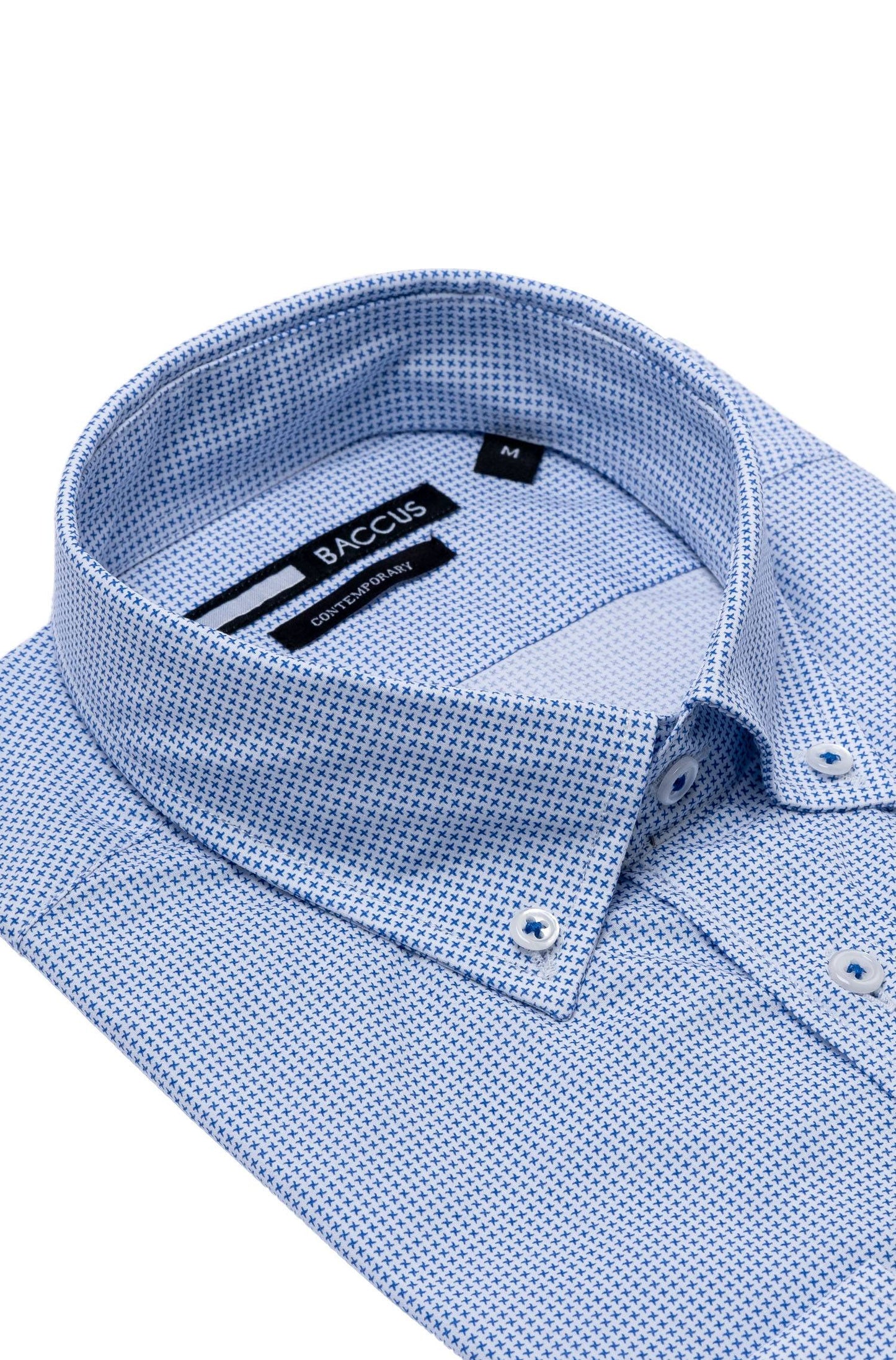 Baccus Printed Shirt - Navy