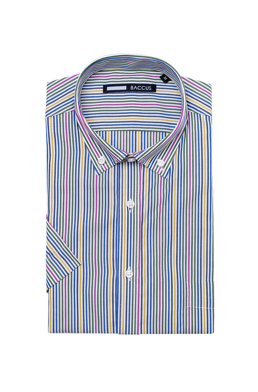 Camisa manga curta - Azul