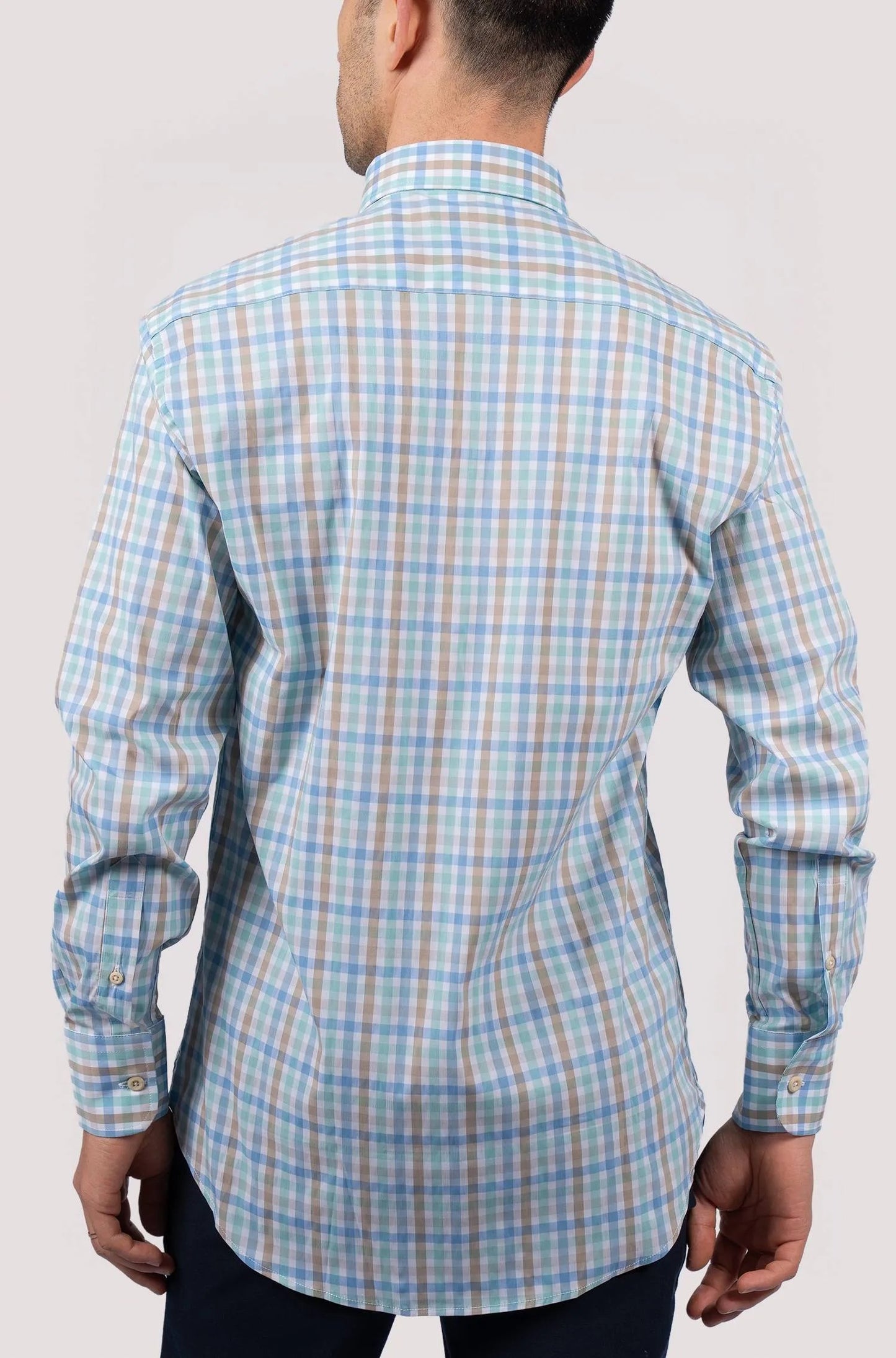 Men's striped shirt - Beige