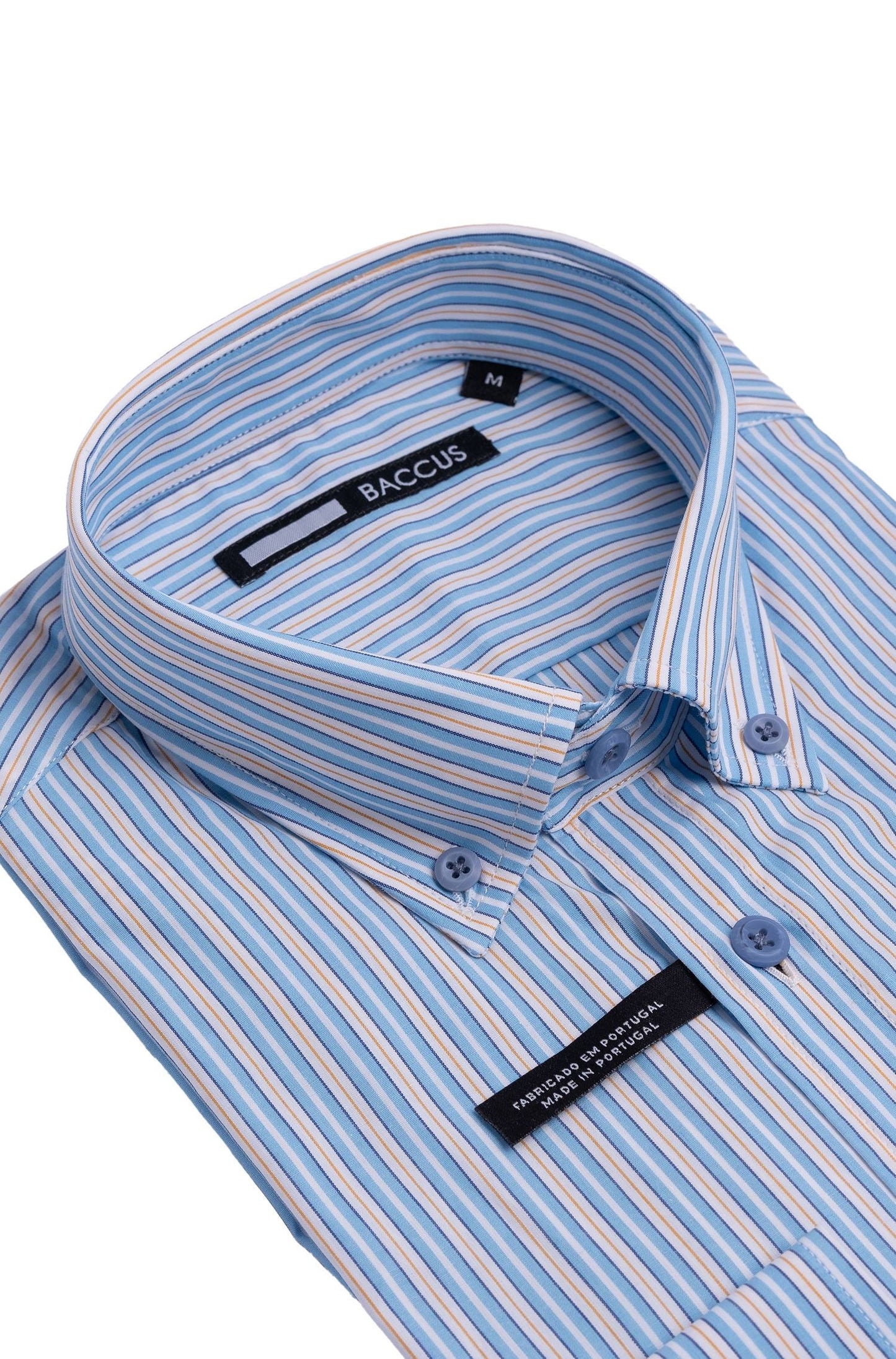 Men's striped shirt - Yellow