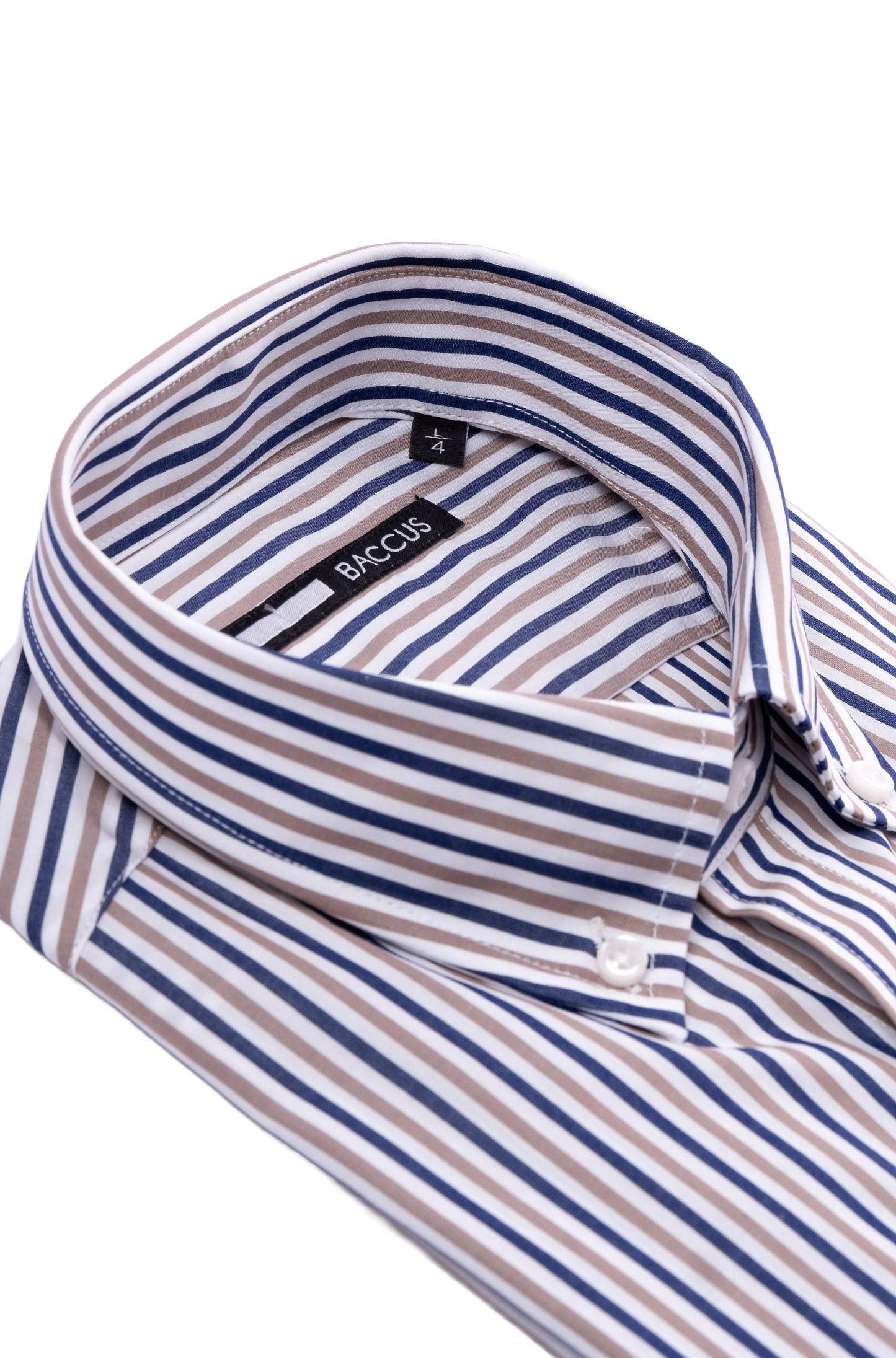Men's striped shirt - Beige