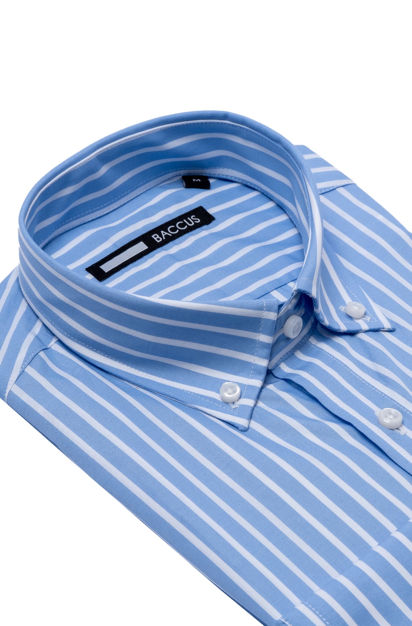 Camisa de homem com risca - Azul