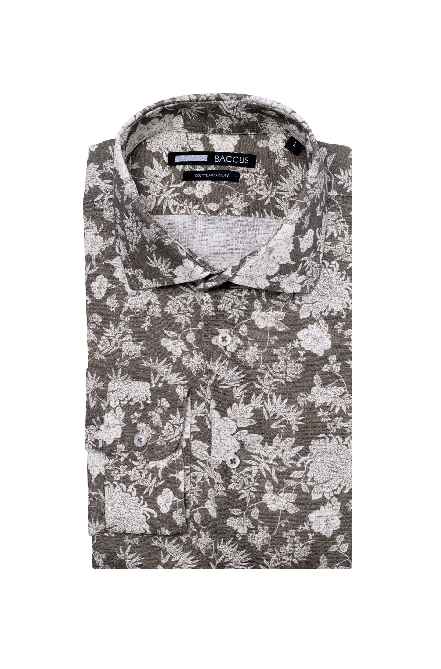 Camisa Baccus estampada - Verde