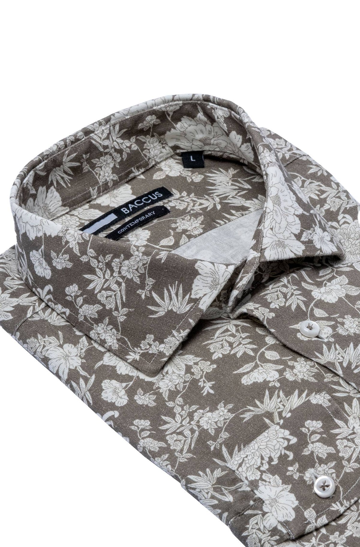 Baccus Printed Shirt - Green