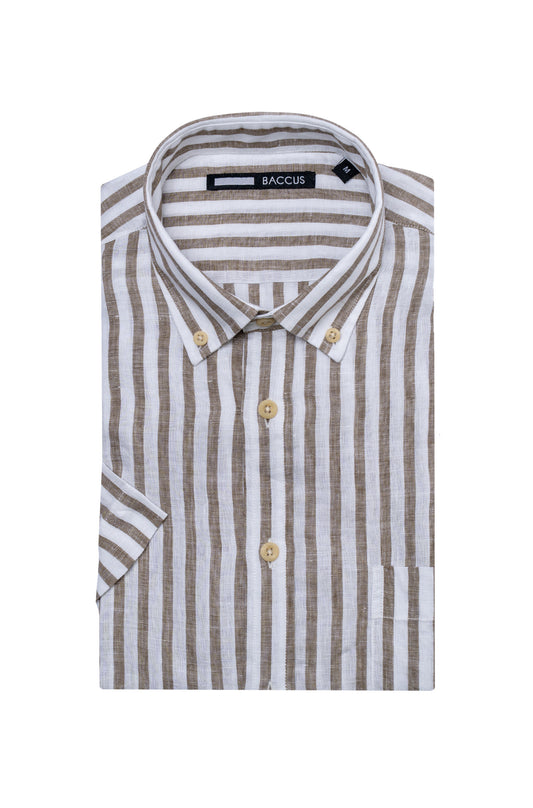 Camisa manga curta - Bege