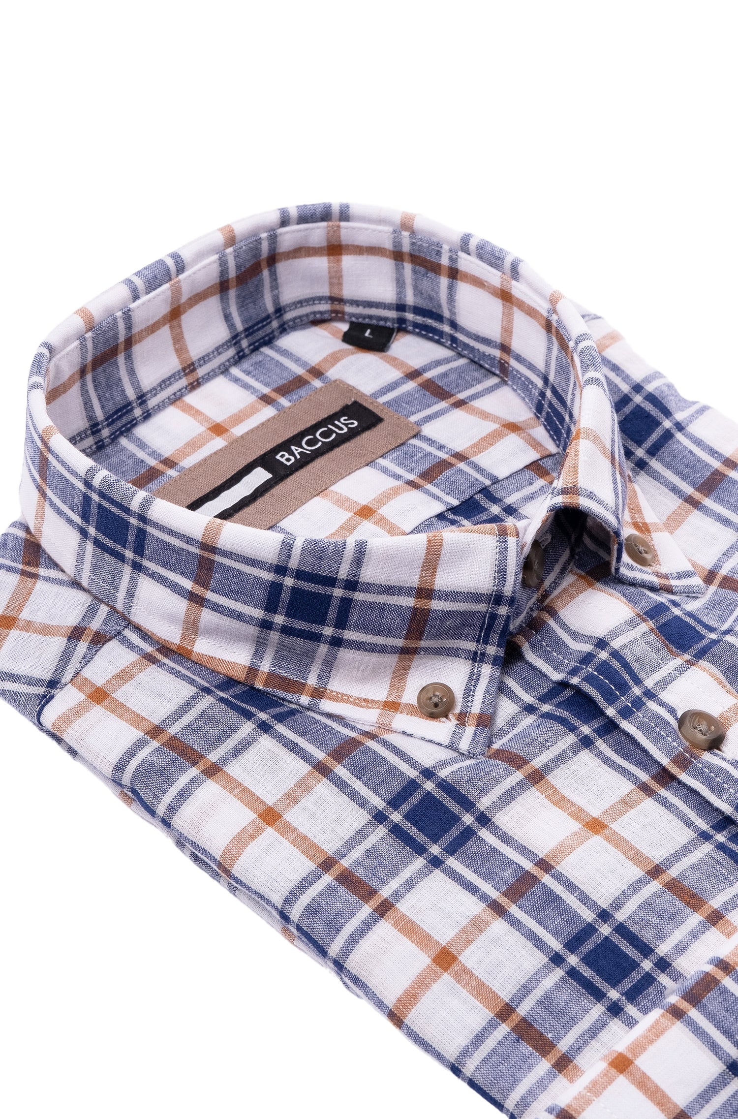 Camisa xadrez masculina - Azul