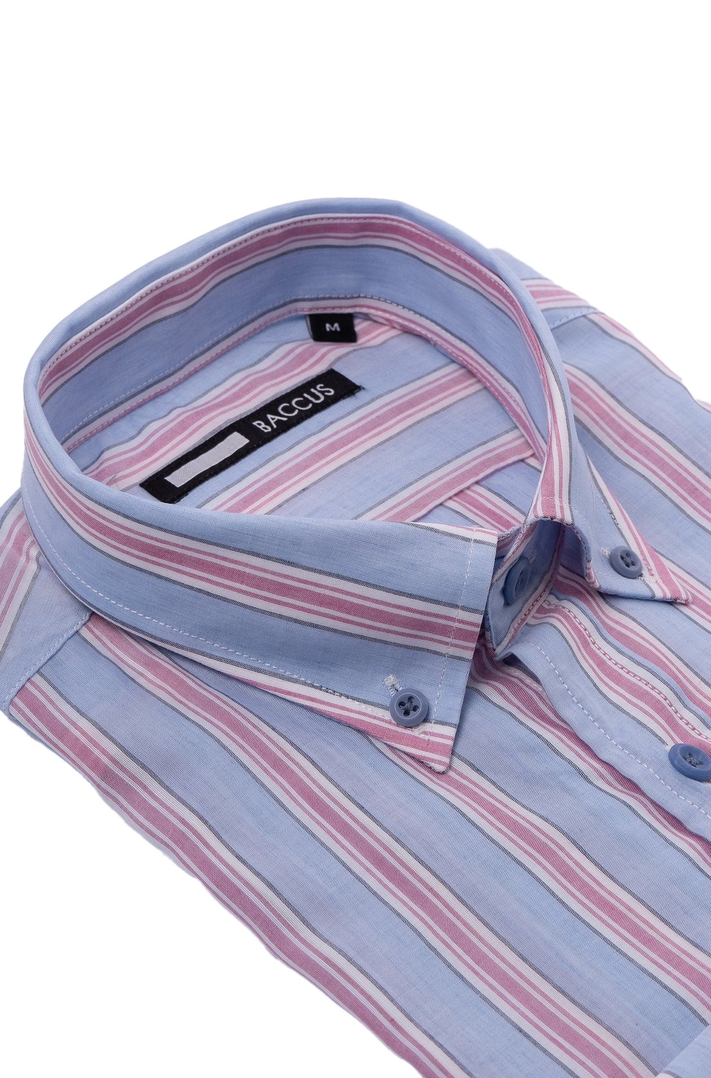 Men's striped shirt - Pink