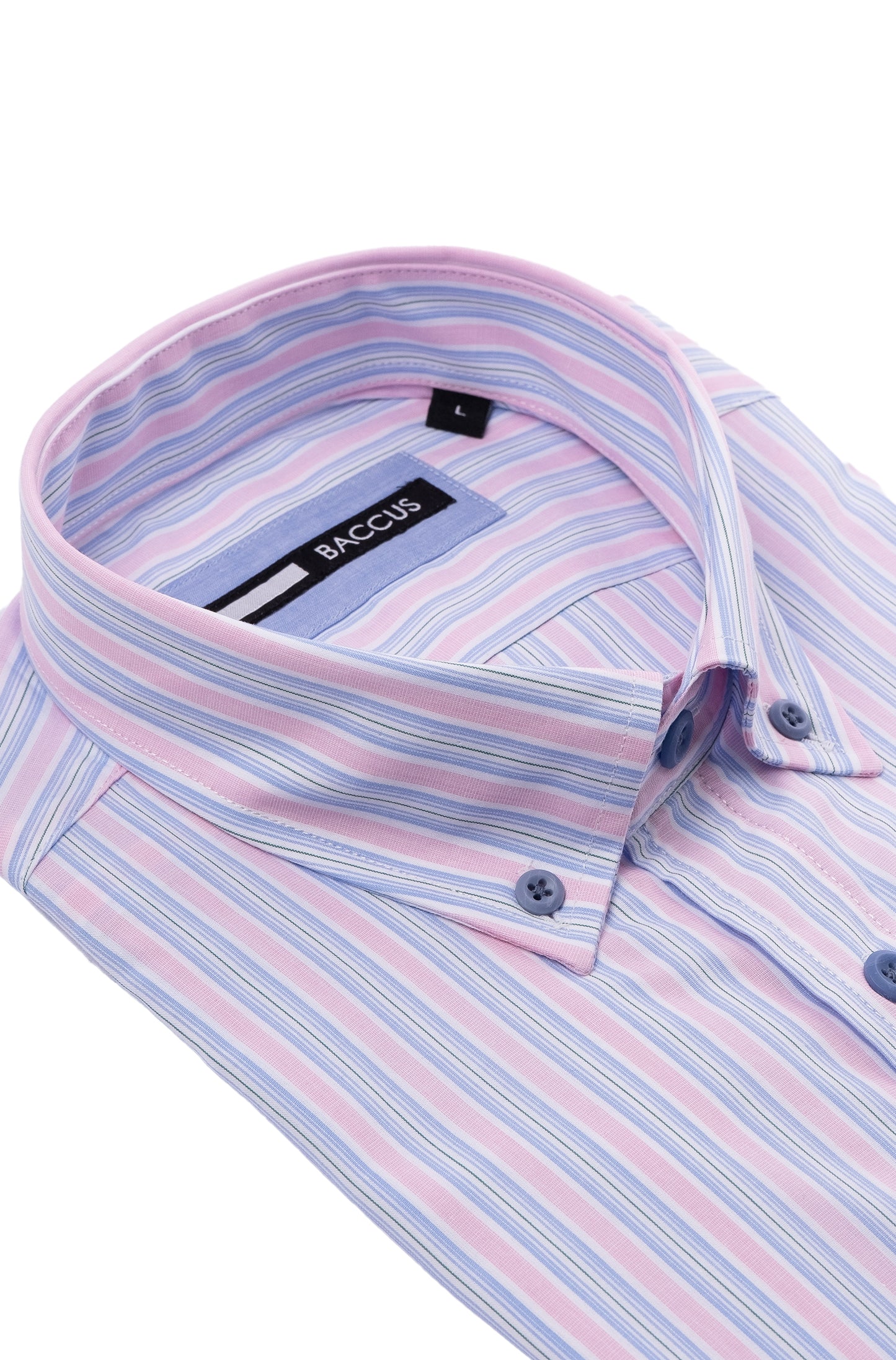 Men's striped shirt - Pink