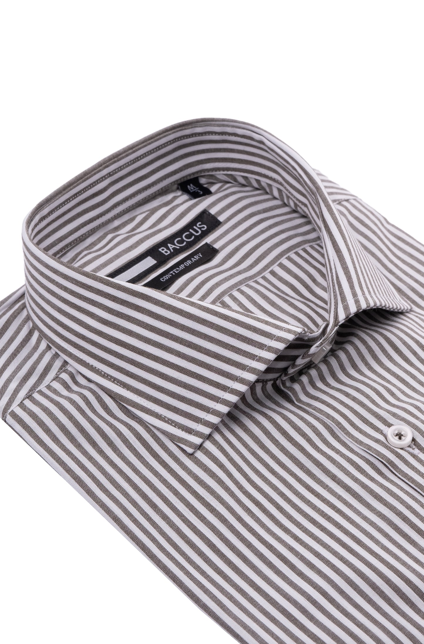 Men's striped shirt - Green
