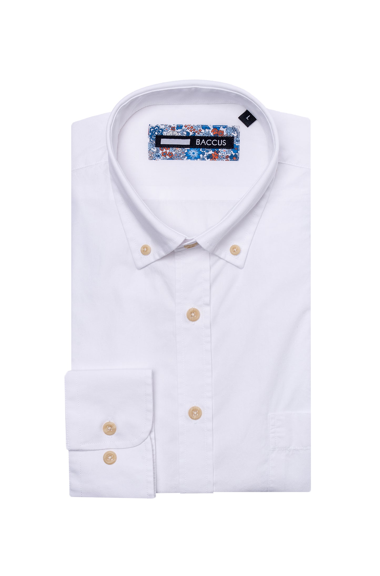 Camisa lisa para homem - Branco