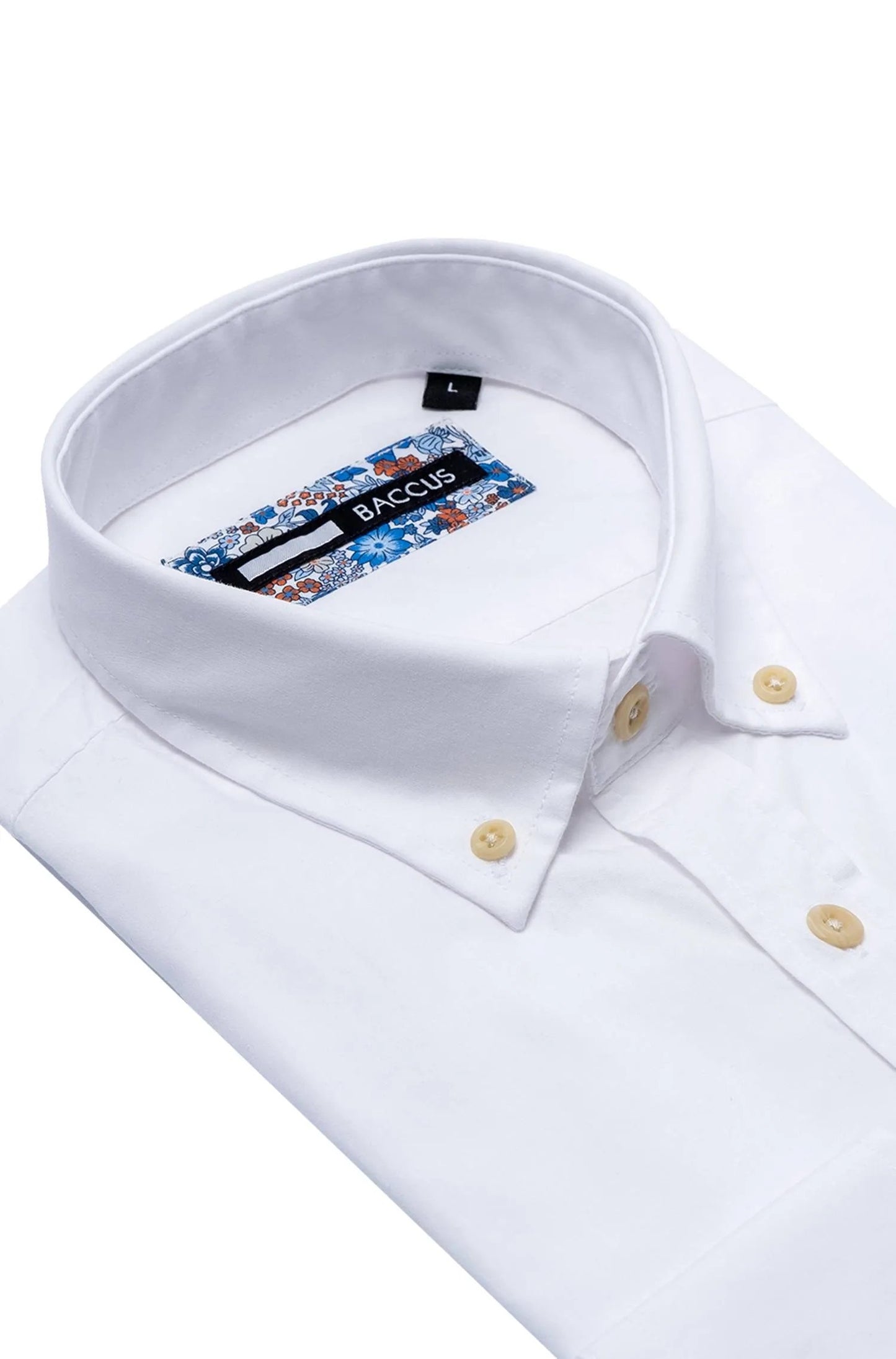 Camisa lisa para homem - Branco