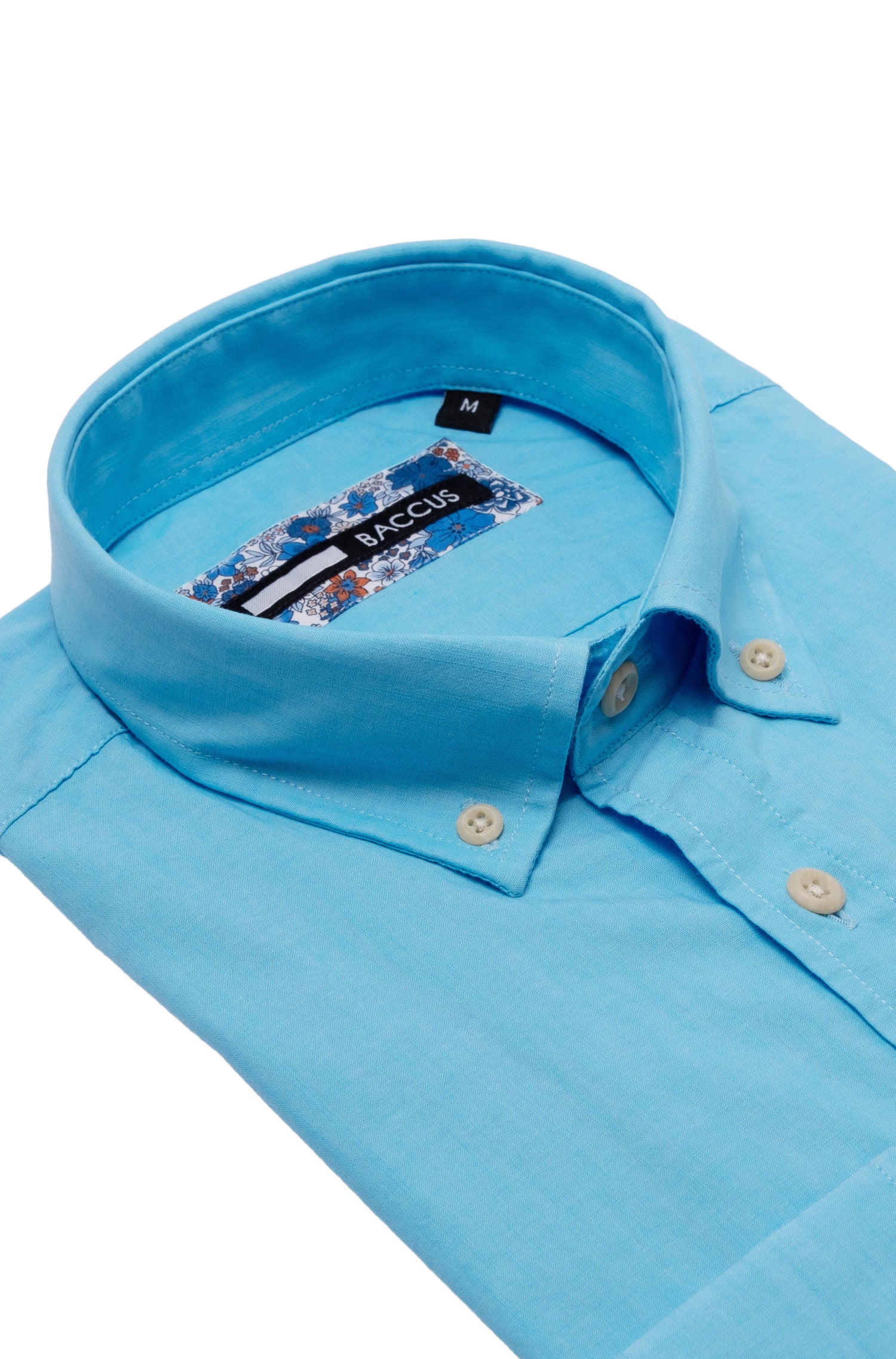 Camisa lisa para homem - Azul